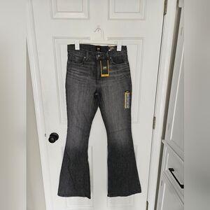 Lee Women's Legendary Black Flare Mid Rise Jeans...10 Long...NEW!